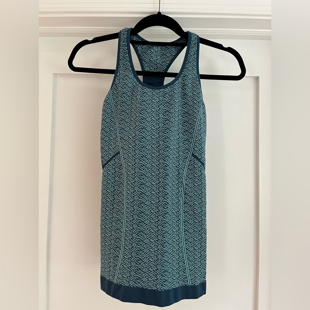 Teal Blue Exercise Tank